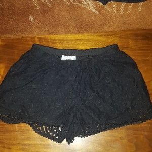 Black dressy shorts